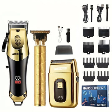 Hair Clippers Three-piece Set