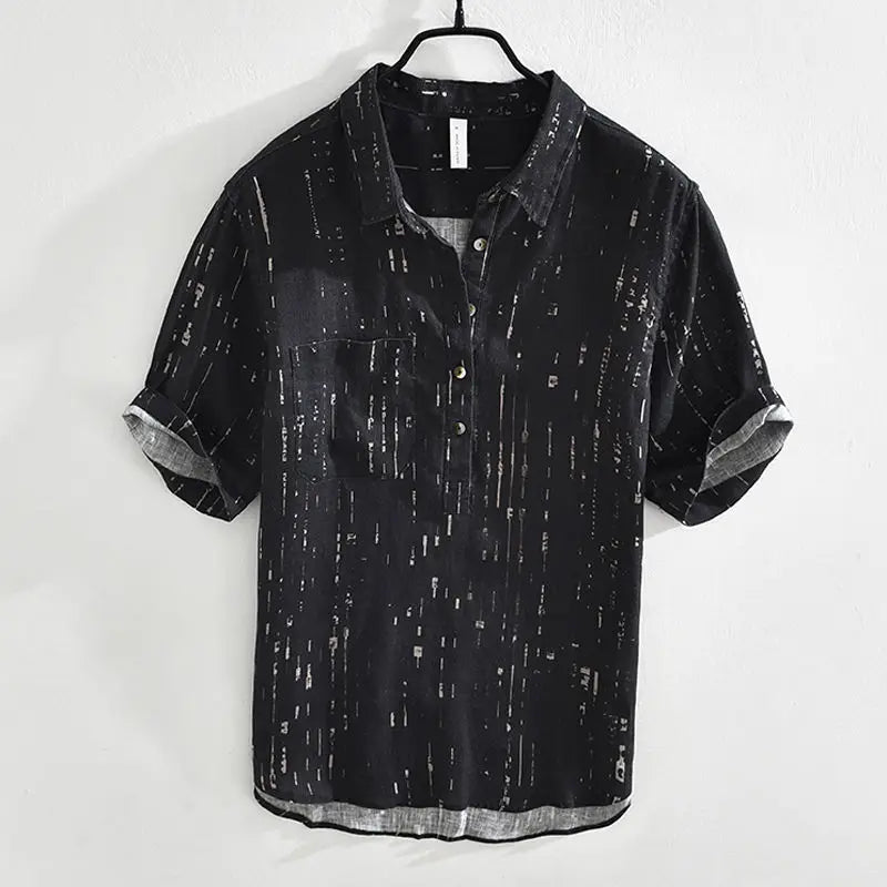 Versatile Shirt Short-sleeved