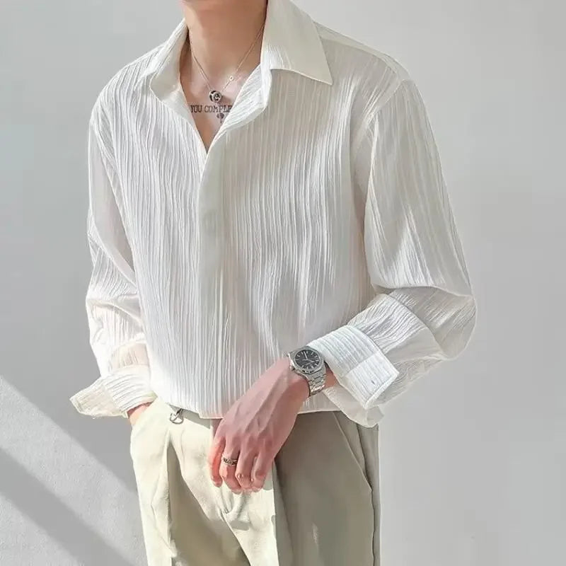 Autumn Texture Men’s Shirt
