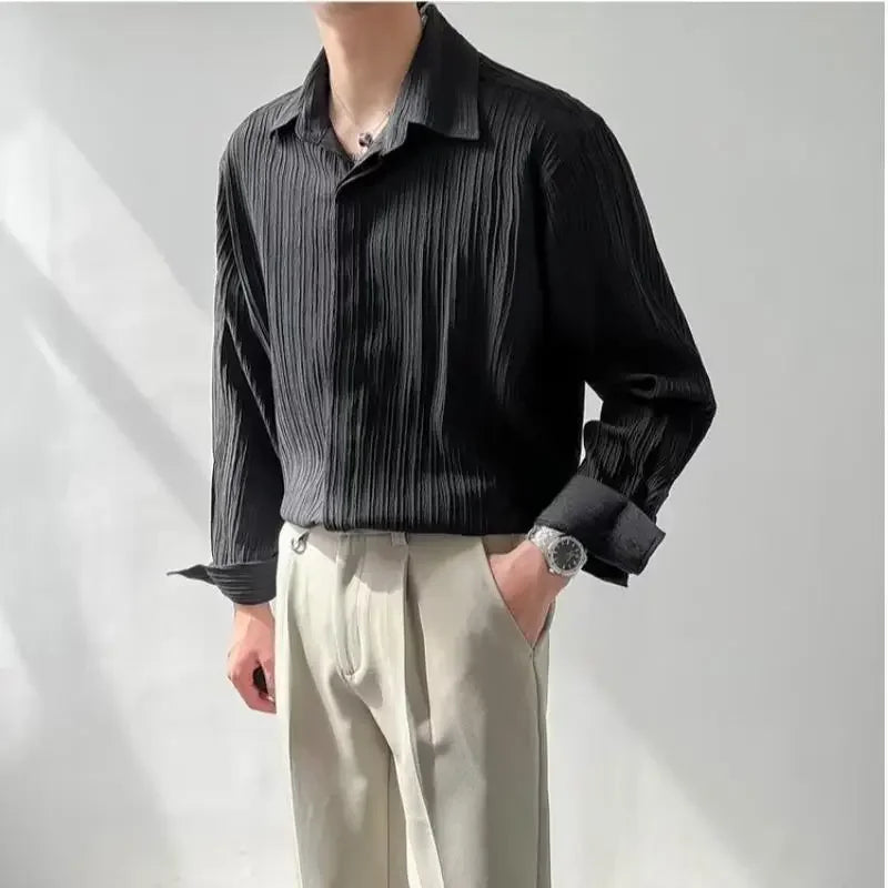Autumn Texture Men’s Shirt