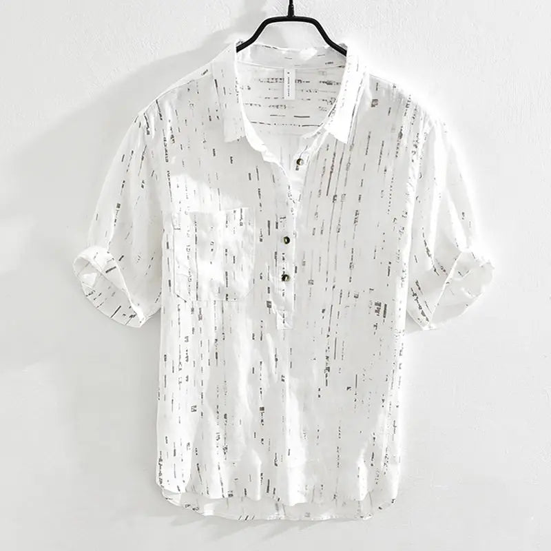 Versatile Shirt Short-sleeved