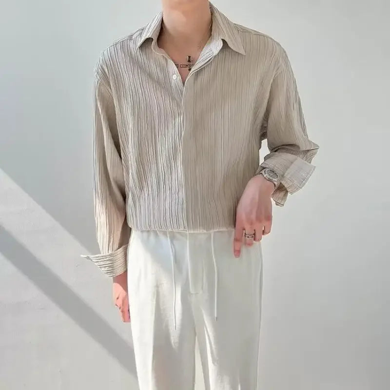 Autumn Texture Men’s Shirt